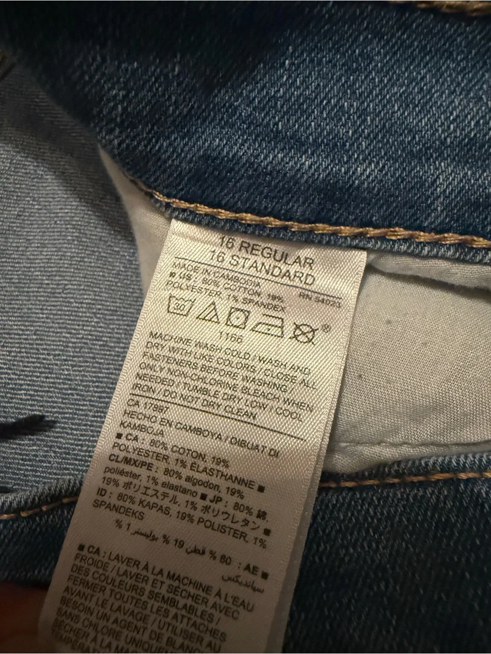 Girls Old Navy Skinny Jeans in Medium Blue